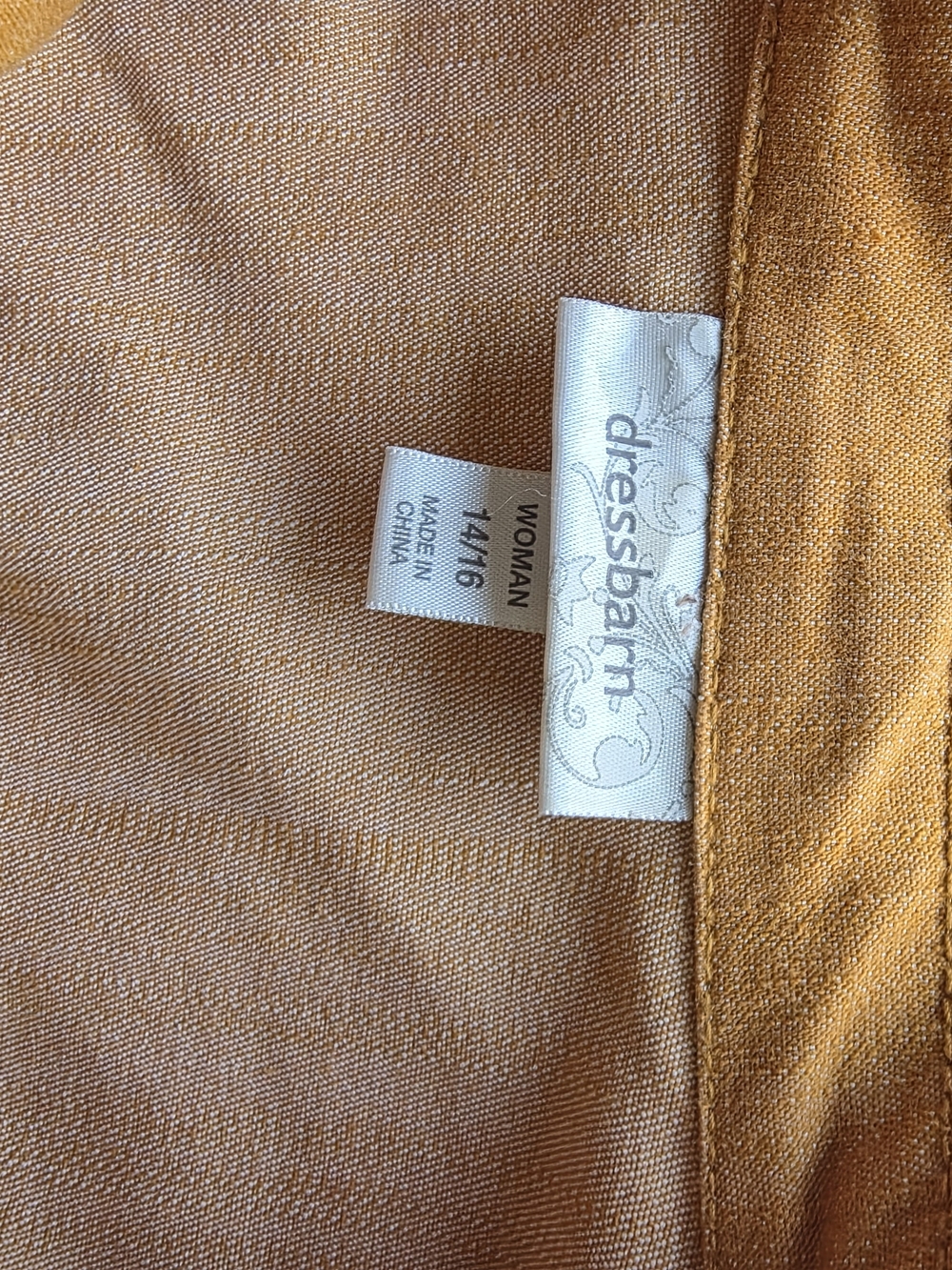 Size 14/16 Mustard Yellow Women's Trucker Jacket - Picture 2 of 4
